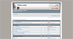Desktop Screenshot of forum.pulsestar.co.uk