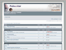 Tablet Screenshot of forum.pulsestar.co.uk